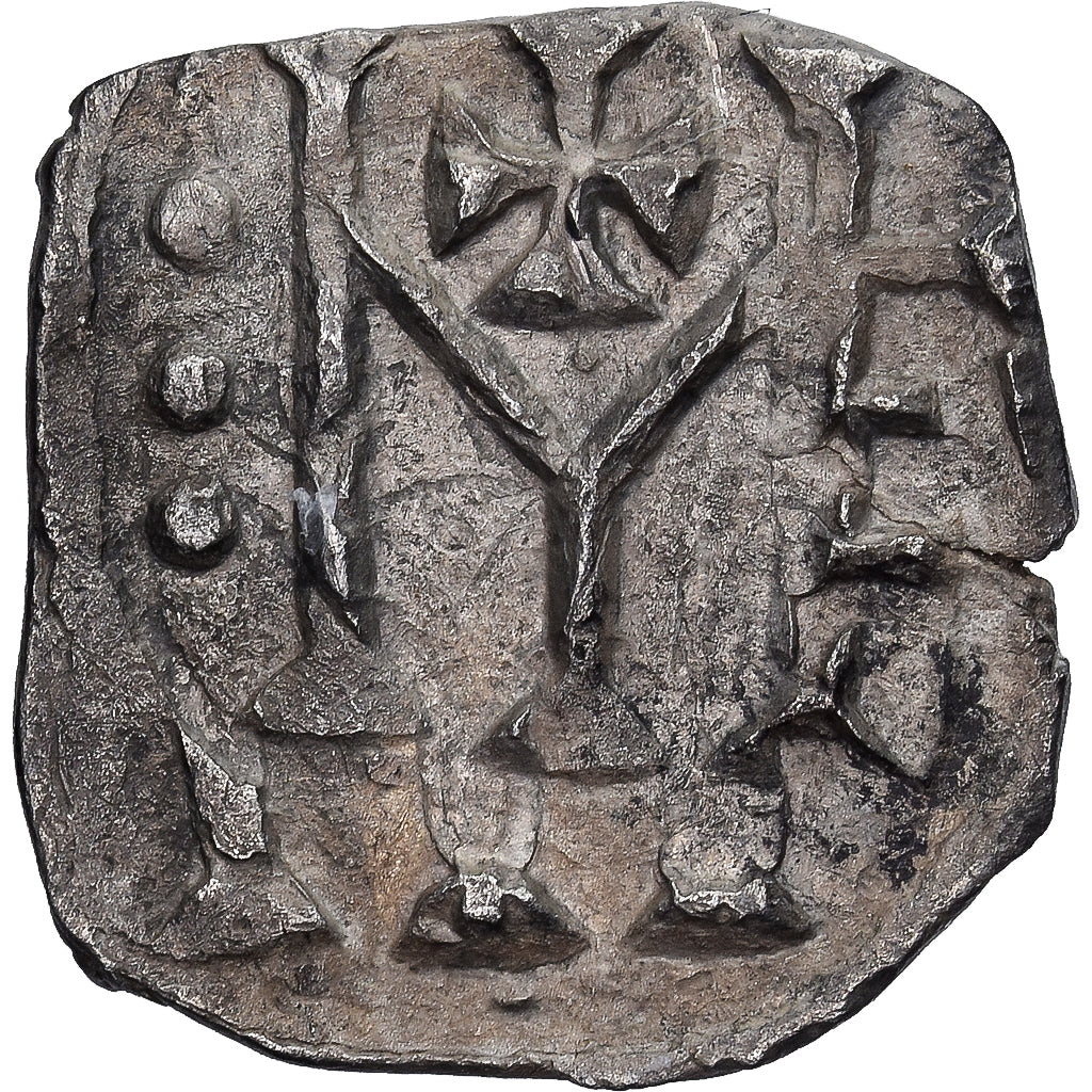 Frankreich, Denier au M, VIIIth Century, Melle, Silber, VZ, Prou:2839
