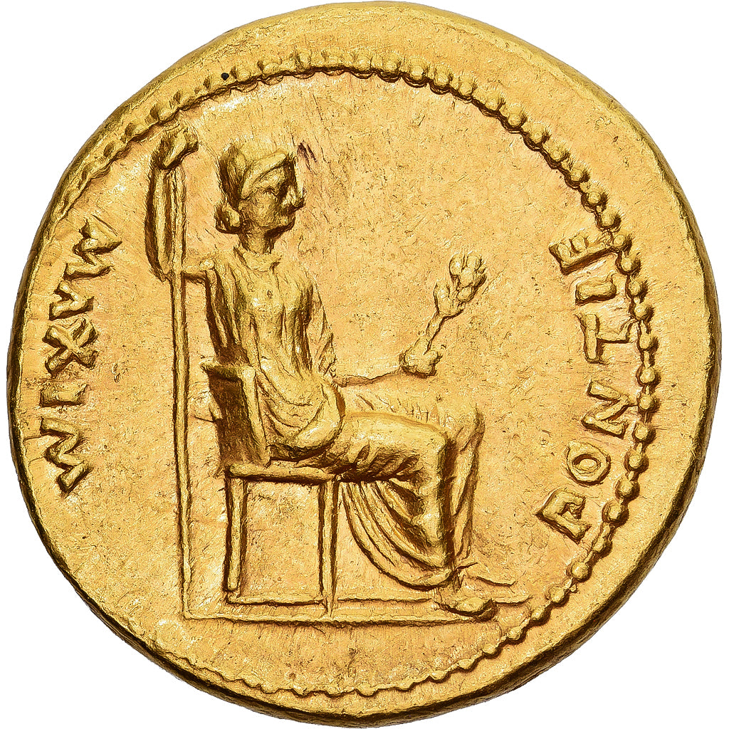 Roman Empire, Tiberius, Aureus, 14-37, Lyon - Lugdunum, Gold, VZ, Cohen:15