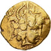 Northwest Gaul, Stater, IInd Century BC, Vannes, Sanglier Enseigne, Gold, SS