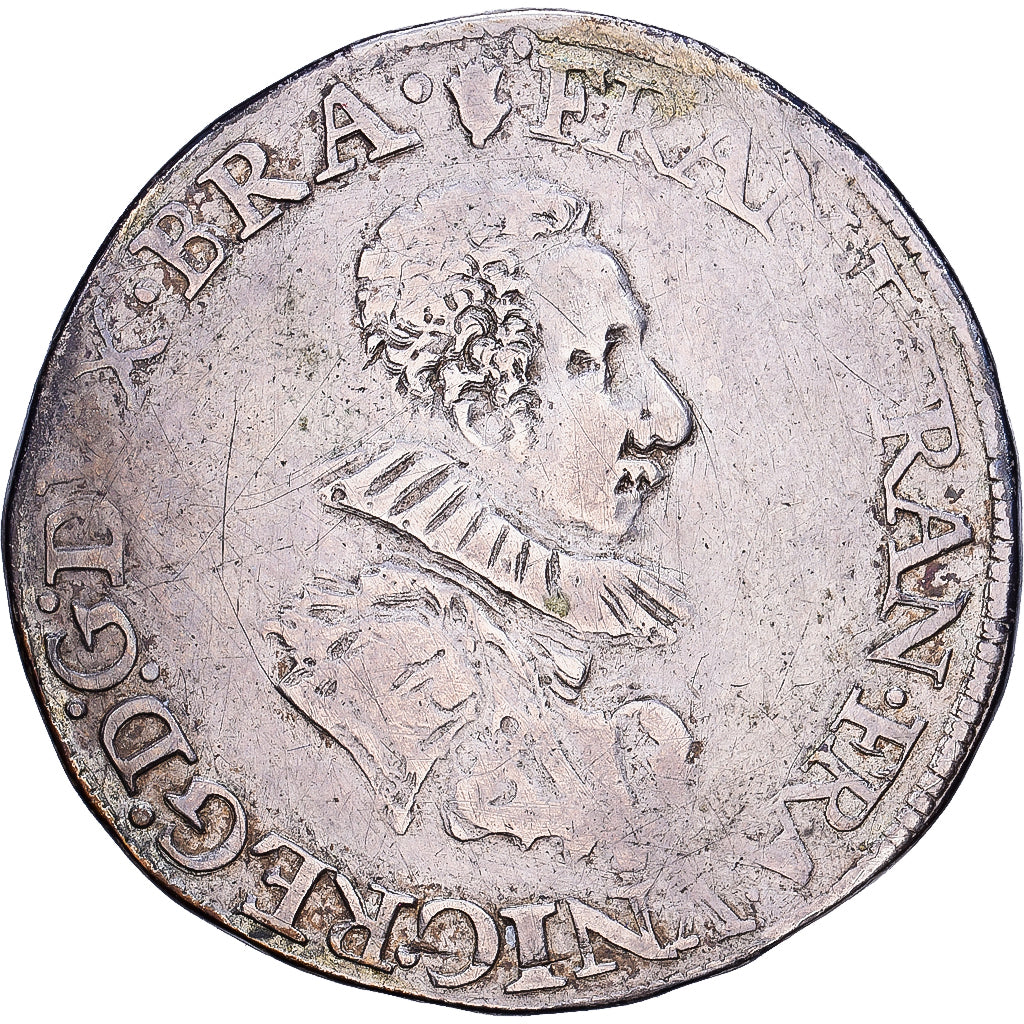 Duchy of Brabant, François d'Alençon, 1/2 Ecu, 1582, Antwerp, Zilver, ZF
