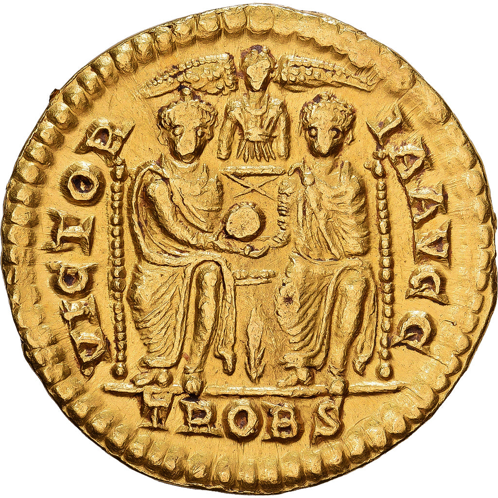 Roman Empire, Gratian, Solidus, 367-375, Treveri, Gold, EF(40-45), Cohen:38