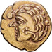 Gaul, Aulerci Cenomani, Stater, 2nd century BC, Gold, AU(50-53), Delestrée:2153