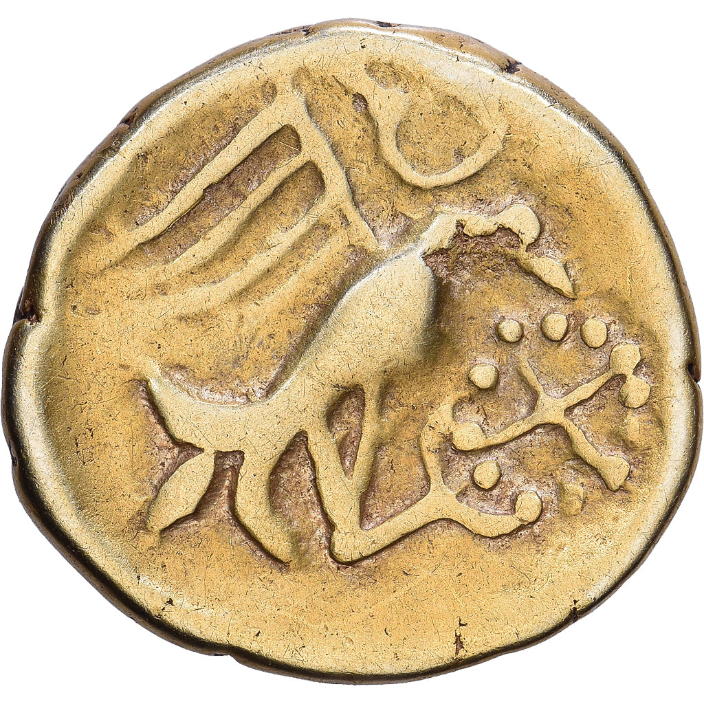 Gaul, Carnutes, Hemistater, ca. 40-20 BC, Elektrum, EF(40-45)