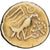 Gaul, Carnutes, Hemistater, ca. 40-20 BC, Eletro, EF(40-45), Delestrée:2566var