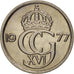 Coin, Sweden, Carl XVI Gustaf, 10 Öre, 1977, MS(63), Copper-nickel, KM:850