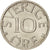 Moneta, Svezia, Carl XVI Gustaf, 10 Öre, 1980, SPL, Rame-nichel, KM:850