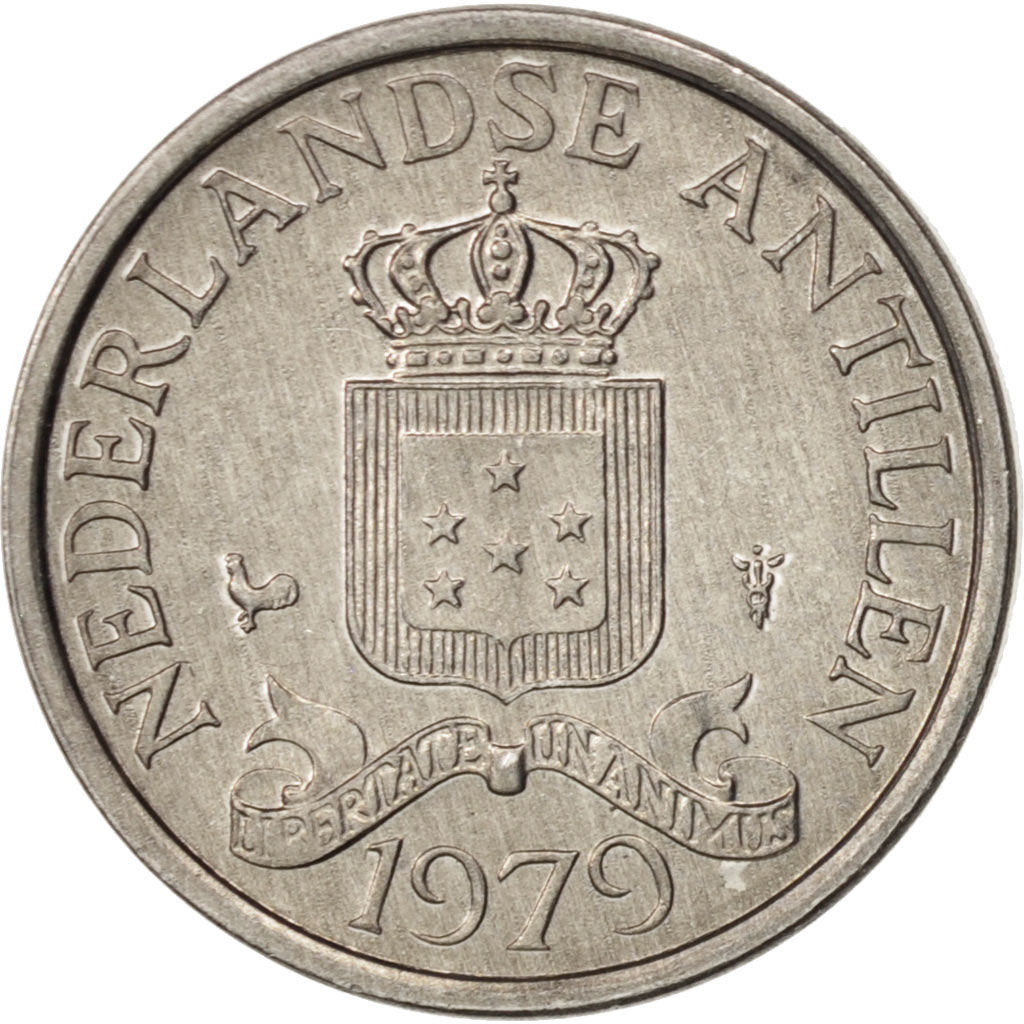 Coin, Netherlands Antilles, Juliana, Cent, 1979, MS(63), Aluminum, KM:8a