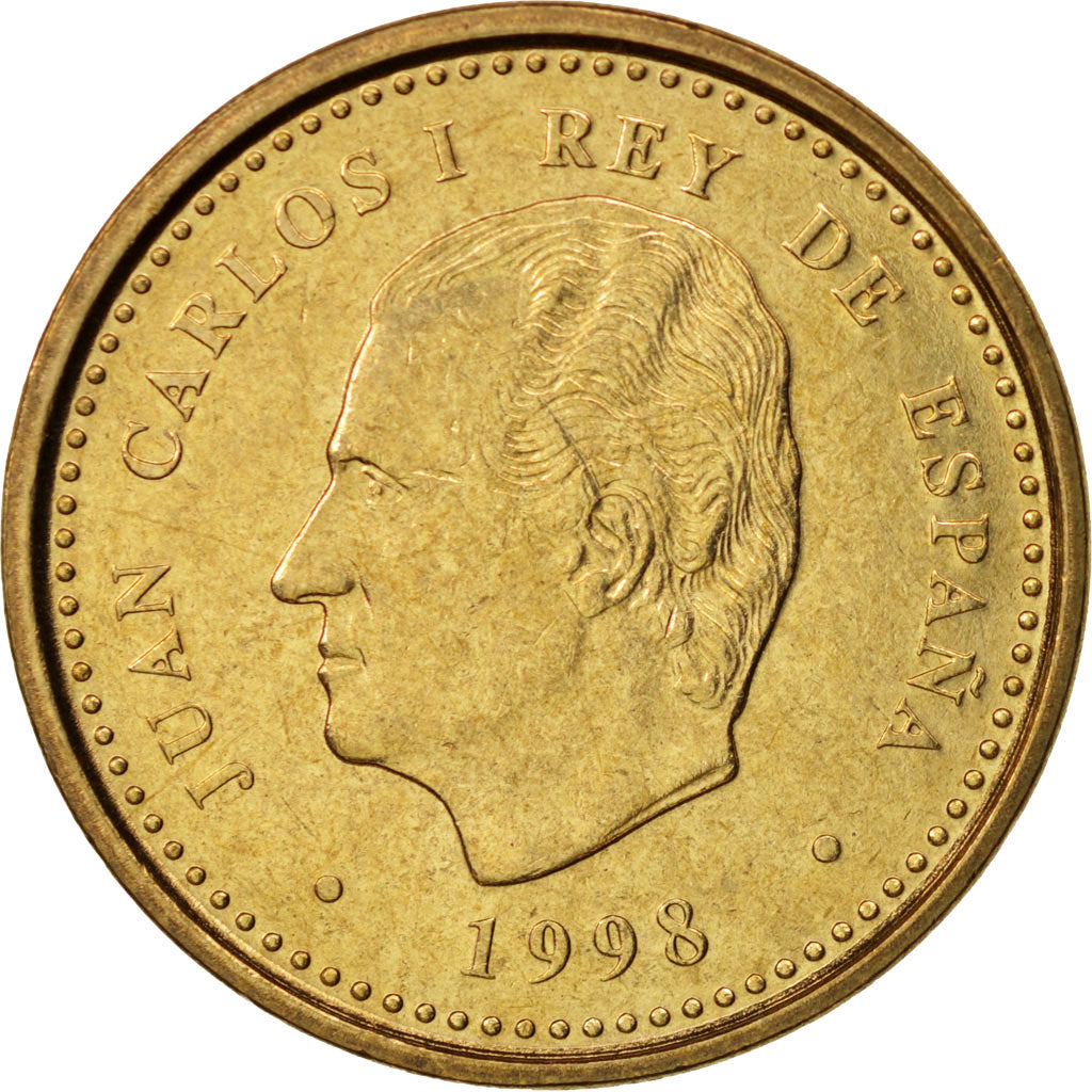 Moneda, España, Juan Carlos I, 100 Pesetas, 1998, Madrid, EBC+, Aluminio -