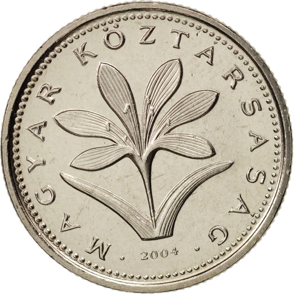 Moneta, Ungheria, 2 Forint, 2004, SPL, Rame-nichel, KM:693