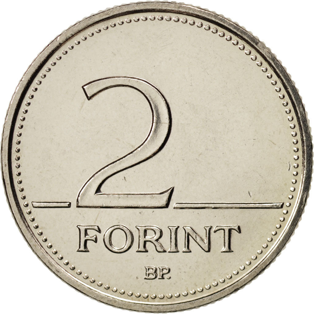 Moneta, Ungheria, 2 Forint, 2004, SPL, Rame-nichel, KM:693