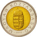 Coin, Hungary, 100 Forint, 2008, Budapest, MS(63), Bi-Metallic, KM:721