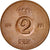 Coin, Sweden, Gustaf VI, 2 Öre, 1971, MS(63), Bronze, KM:821