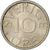 Coin, Sweden, Carl XVI Gustaf, 10 Öre, 1988, MS(63), Copper-nickel, KM:850