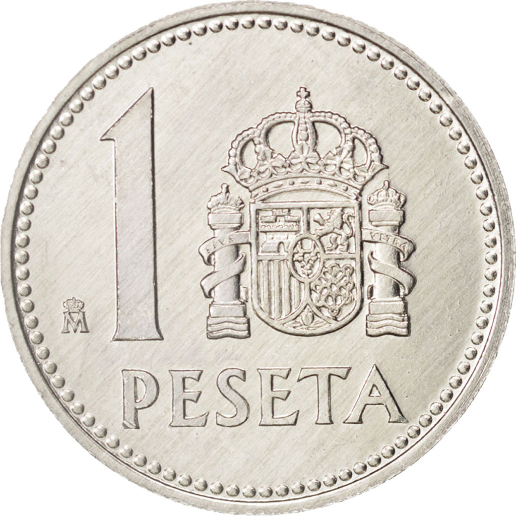 Münze, Spanien, Juan Carlos I, Peseta, 1984, UNZ, Aluminium, KM:821