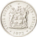 Coin, South Africa, 10 Cents, 1972, MS(63), Nickel, KM:85