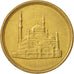 Coin, Egypt, 10 Piastres, 1992, MS(63), Brass, KM:732