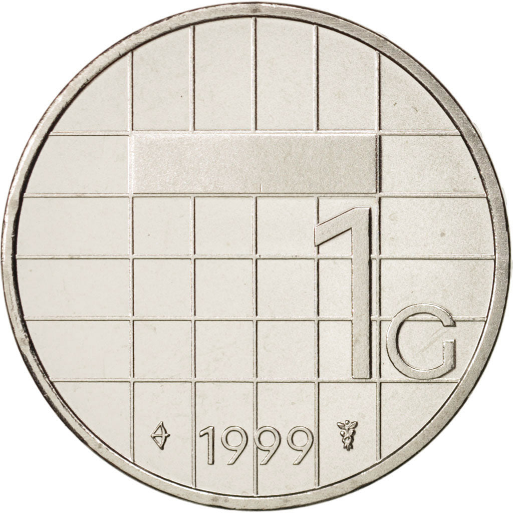 Monnaie, Pays-Bas, Beatrix, Gulden, 1999, SPL, Nickel, KM:205