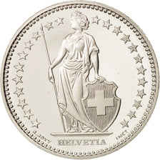 Moneta, Szwajcaria, Franc, 2001, Bern, MS(64), Miedź-Nikiel, KM:24a.3