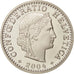 Moneta, Szwajcaria, 20 Rappen, 2004, Bern, MS(64), Miedź-Nikiel, KM:29a