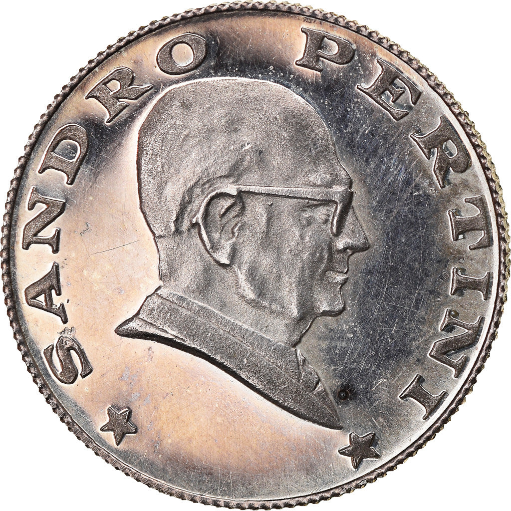 Italy, Medal, Sandro Pertini, 4e Anniversario di Presidenza, Politics, 1982