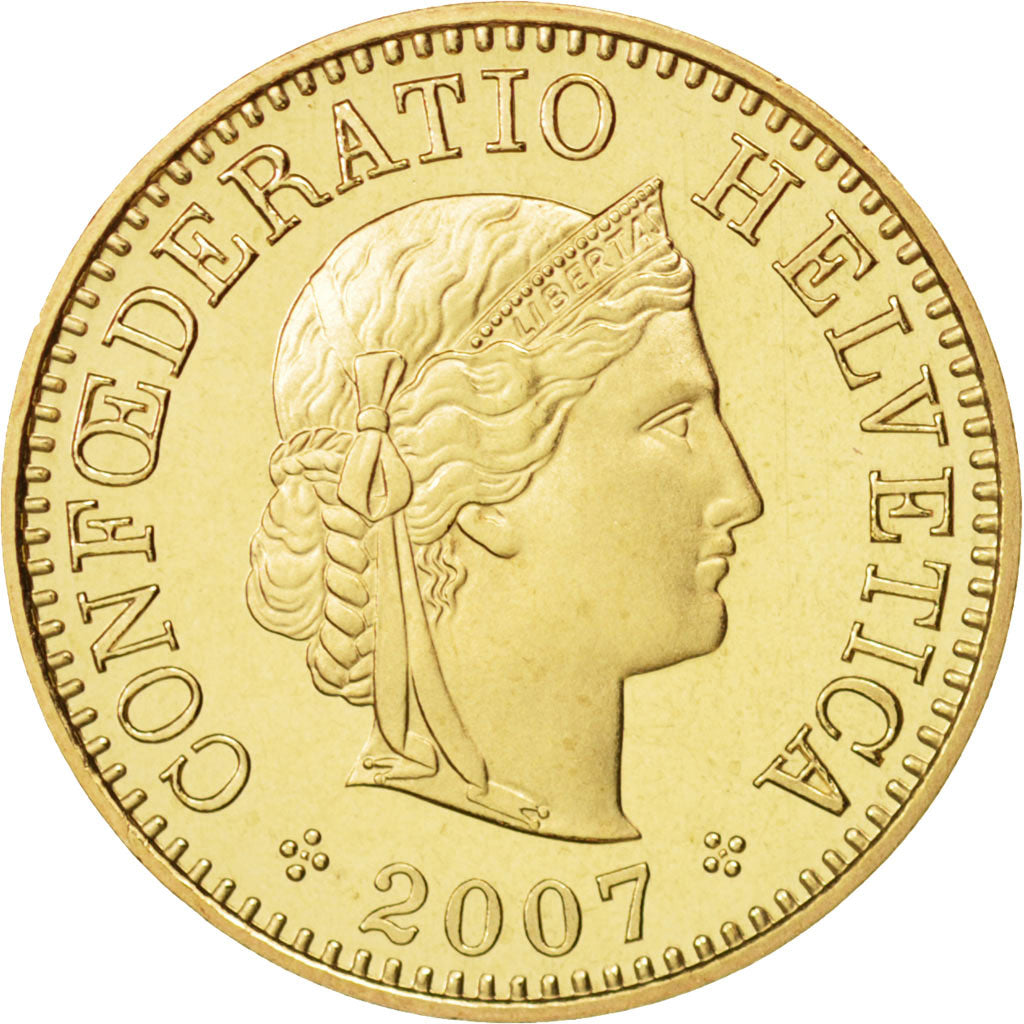 Monnaie, Suisse, 5 Rappen, 2007, Bern, SPL+, Aluminum-Bronze, KM:26c