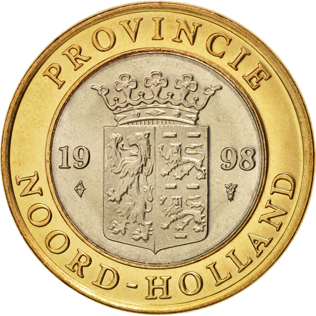 Países Bajos, Token, Noord-Holland, Mint, 1998, SC, Bimetálico