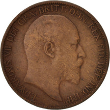 Coin, Great Britain, Edward VII, Penny, 1903, VF(30-35), Bronze, KM:794.2