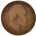 Coin, Great Britain, Edward VII, Penny, 1905, VG(8-10), Bronze, KM:794.2
