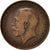 Moneda, Gran Bretaña, George V, Penny, 1913, BC+, Bronce, KM:810