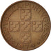 Coin, Portugal, Escudo, 1979, EF(40-45), Bronze, KM:597