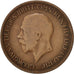 Coin, Great Britain, George V, 1/2 Penny, 1928, VF(20-25), Bronze, KM:837