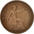 Moneda, Gran Bretaña, George V, 1/2 Penny, 1928, BC+, Bronce, KM:837