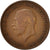 Moneda, Gran Bretaña, George V, 1/2 Penny, 1929, BC+, Bronce, KM:837