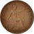 Monnaie, Grande-Bretagne, George V, 1/2 Penny, 1929, TB, Bronze, KM:837