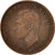 Moneta, Gran Bretagna, George VI, 1/2 Penny, 1944, MB+, Bronzo, KM:844