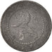Moneda, Bélgica, 25 Centimes, 1916, BC+, Cinc, KM:82