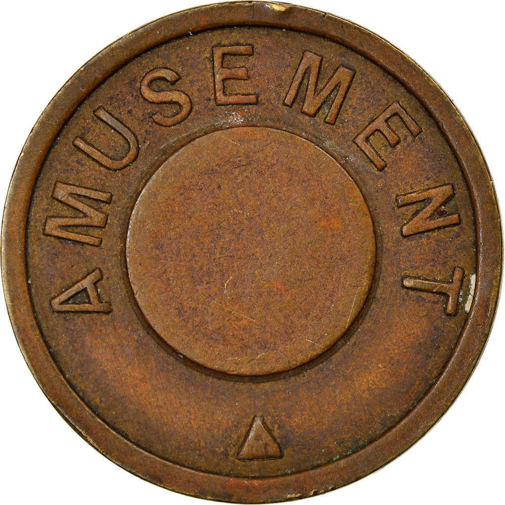 France, Token, Amusement, Sans valeur, EF(40-45), Copper