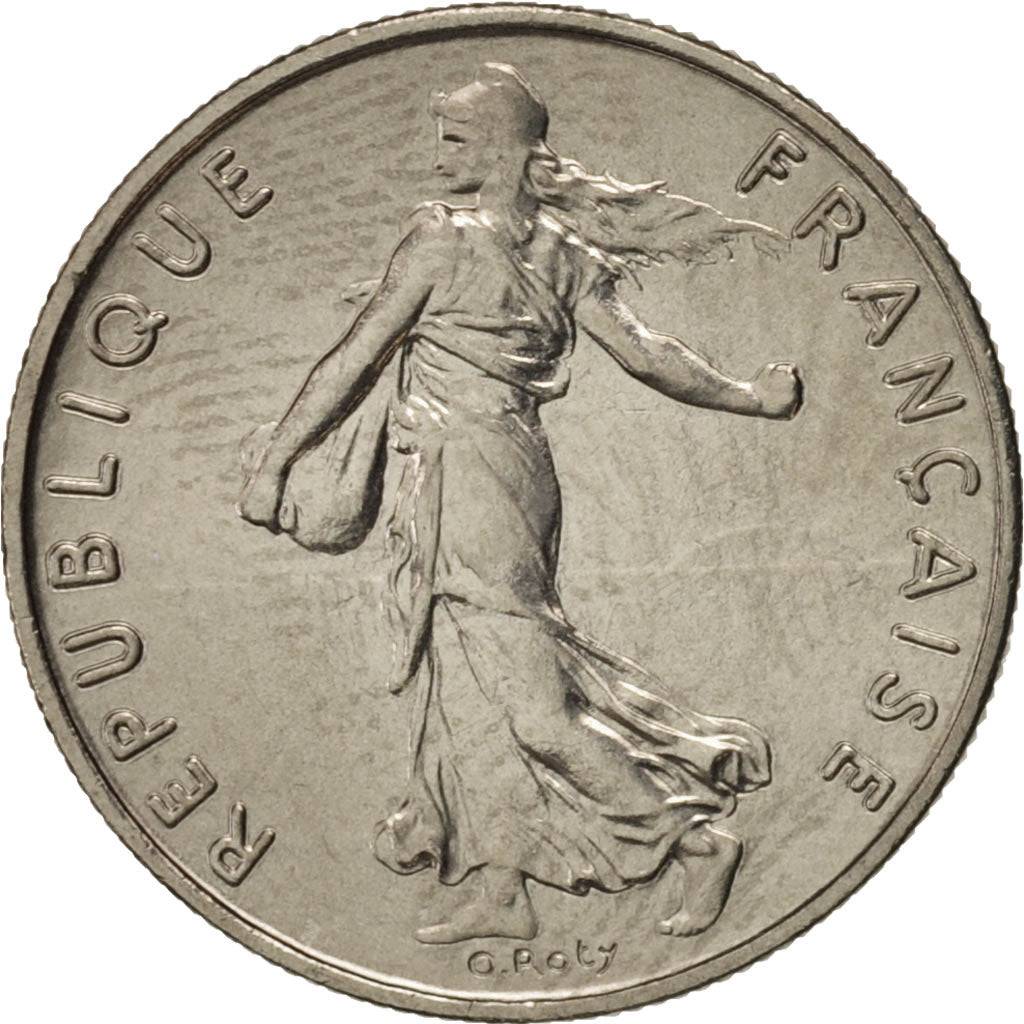 Monnaie, France, Semeuse, 1/2 Franc, 1977, Paris, SPL, Nickel, KM:931.1