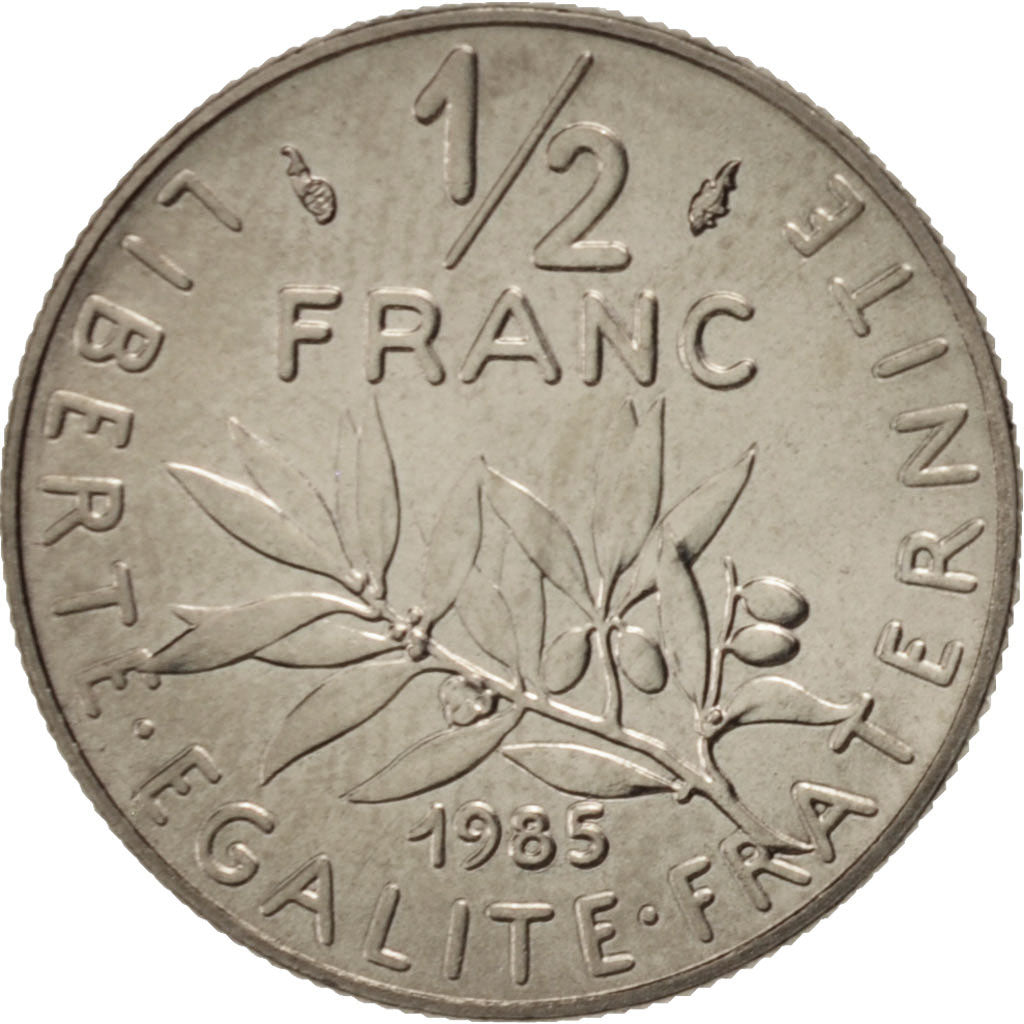 Monnaie, France, Semeuse, 1/2 Franc, 1985, Paris, SPL, Nickel, KM:931.1