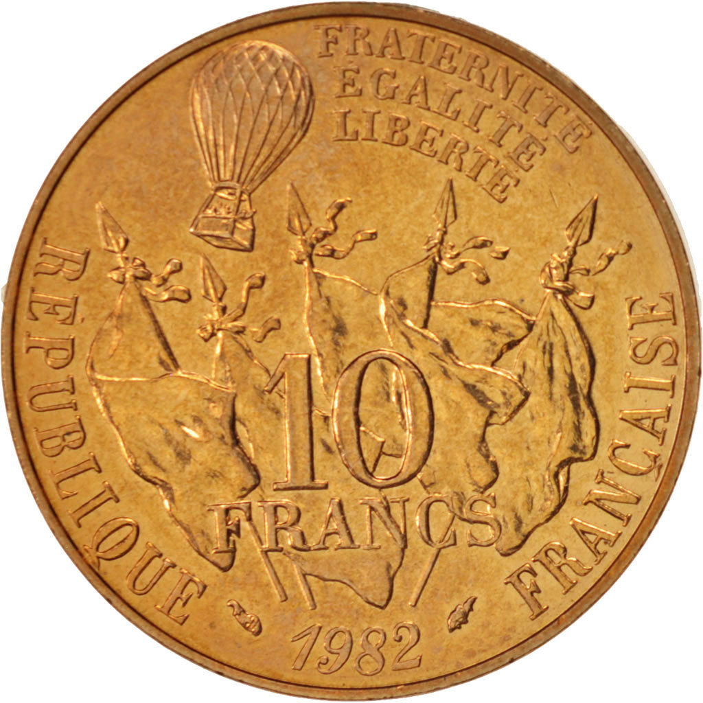 Monnaie, France, Gambetta, 10 Francs, 1982, Paris, SPL, Nickel-Bronze, KM:950