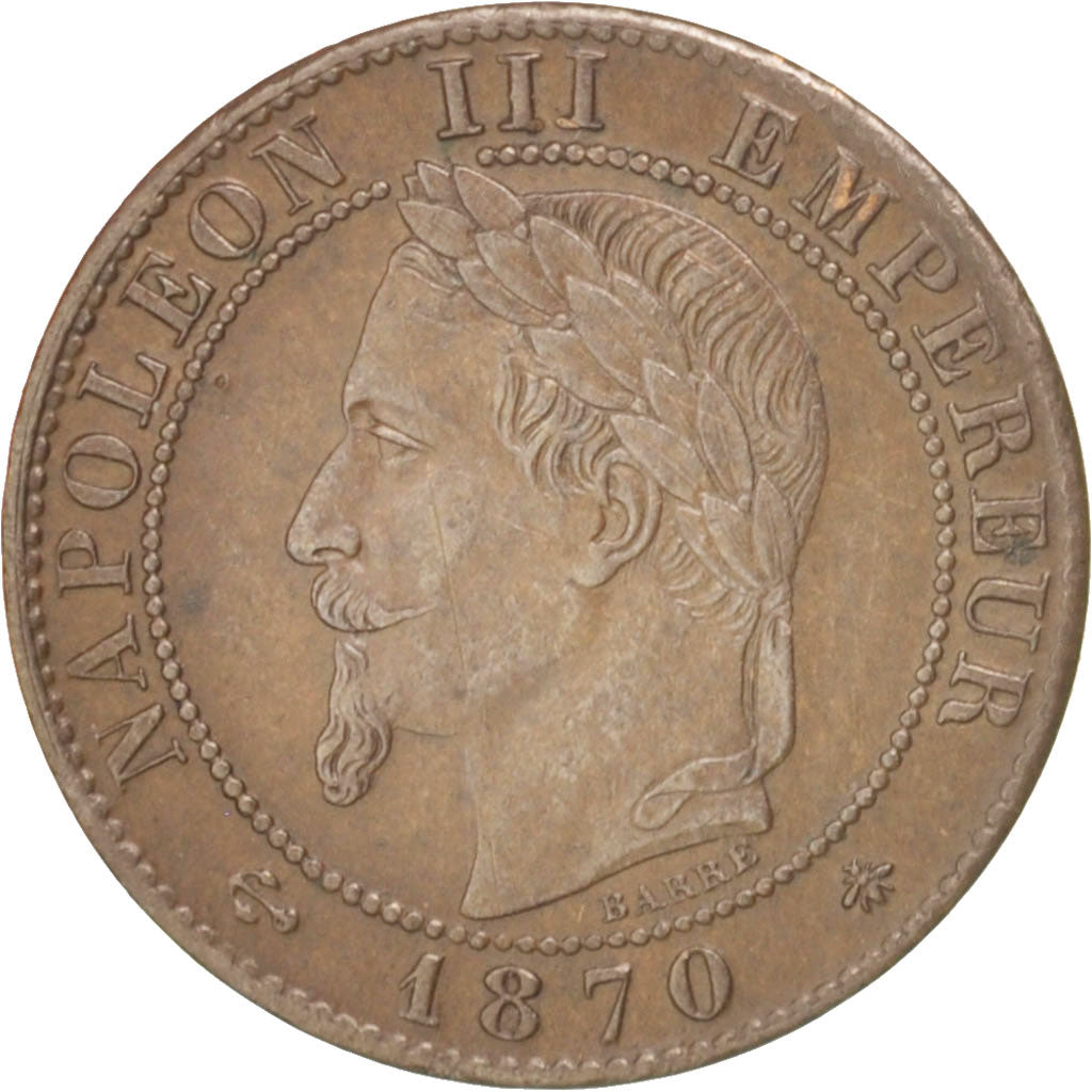 Münze, Frankreich, Napoleon III, Napoléon III, Centime, 1870, Paris, SS