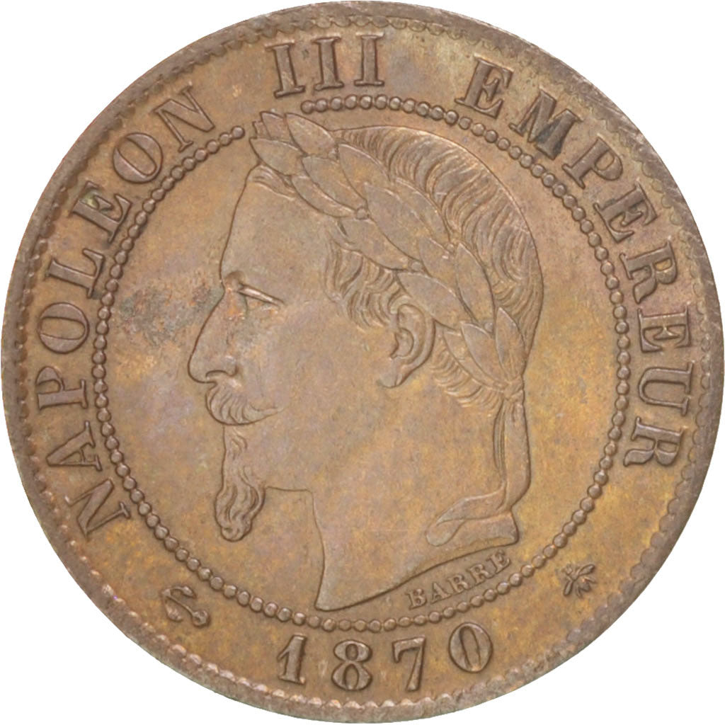 Münze, Frankreich, Napoleon III, Napoléon III, Centime, 1870, Paris, VZ