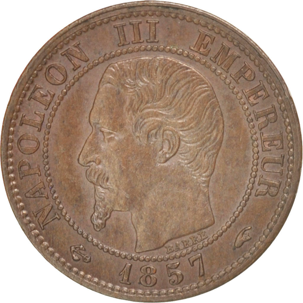 Münze, Frankreich, Napoleon III, Napoléon III, Centime, 1857, Paris, VZ