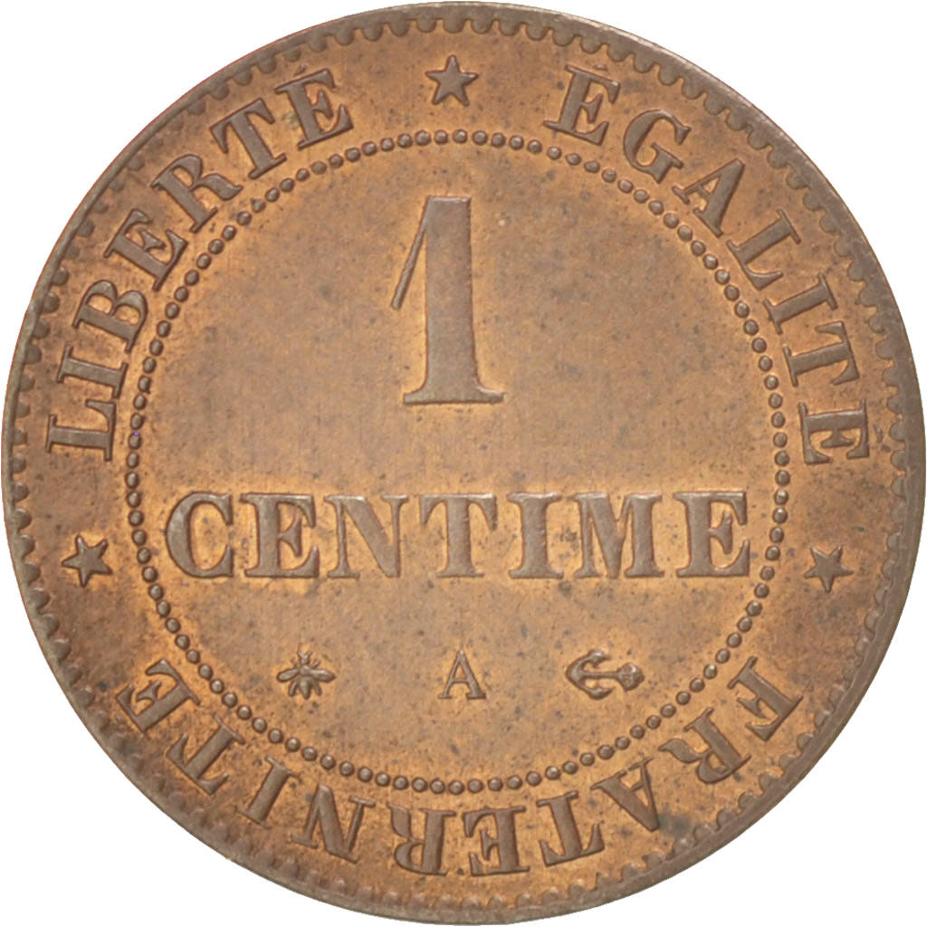 Münze, Frankreich, Cérès, Centime, 1874, Paris, VZ, Bronze, KM:826.1