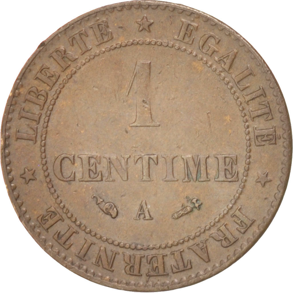 Münze, Frankreich, Cérès, Centime, 1884, Paris, SS+, Bronze, KM:826.1