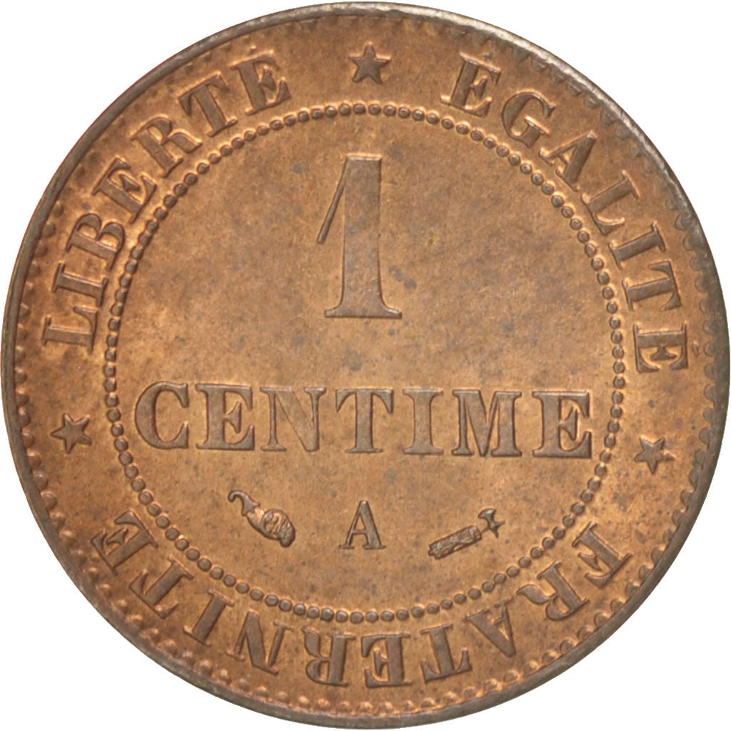 Coin, France, Cérès, Centime, 1884, Paris, MS(60-62), Bronze, KM:826.1