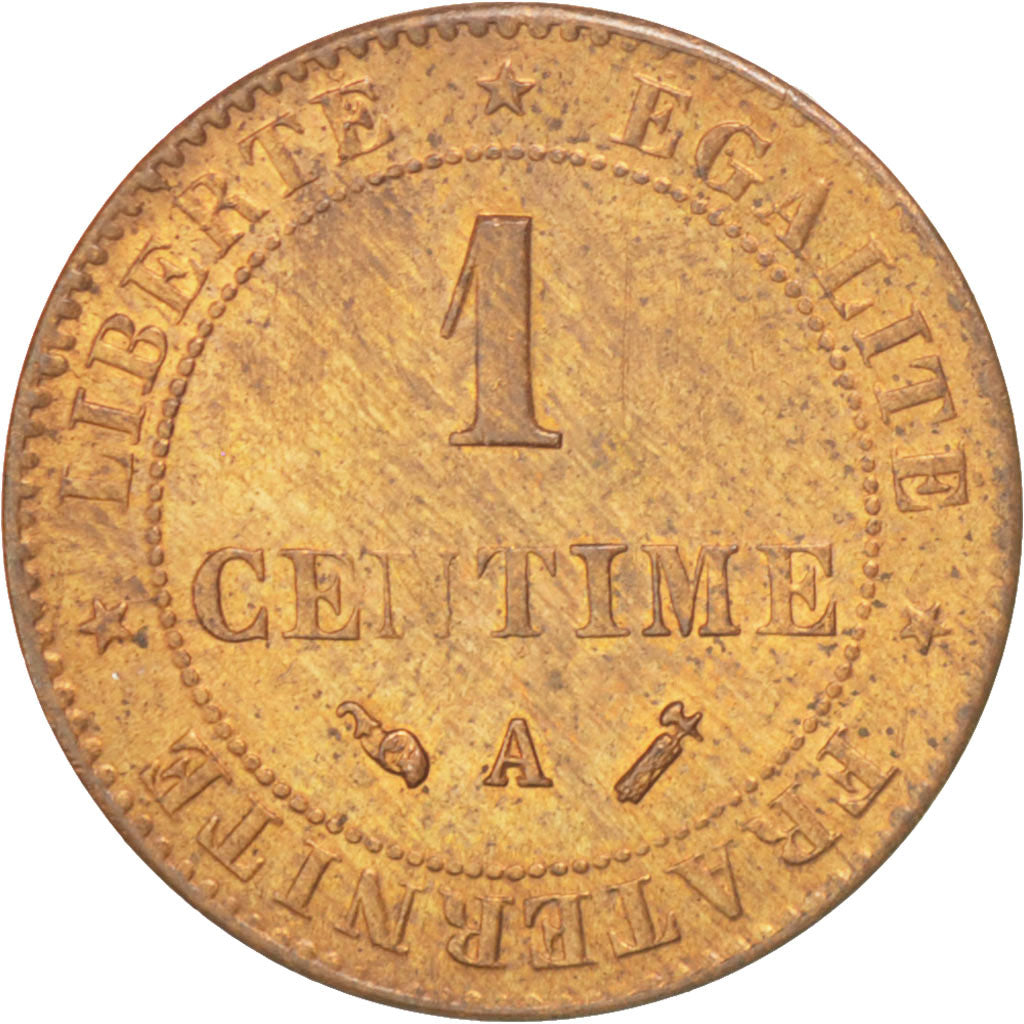 Münze, Frankreich, Cérès, Centime, 1887, Paris, VZ+, Bronze, KM:826.1