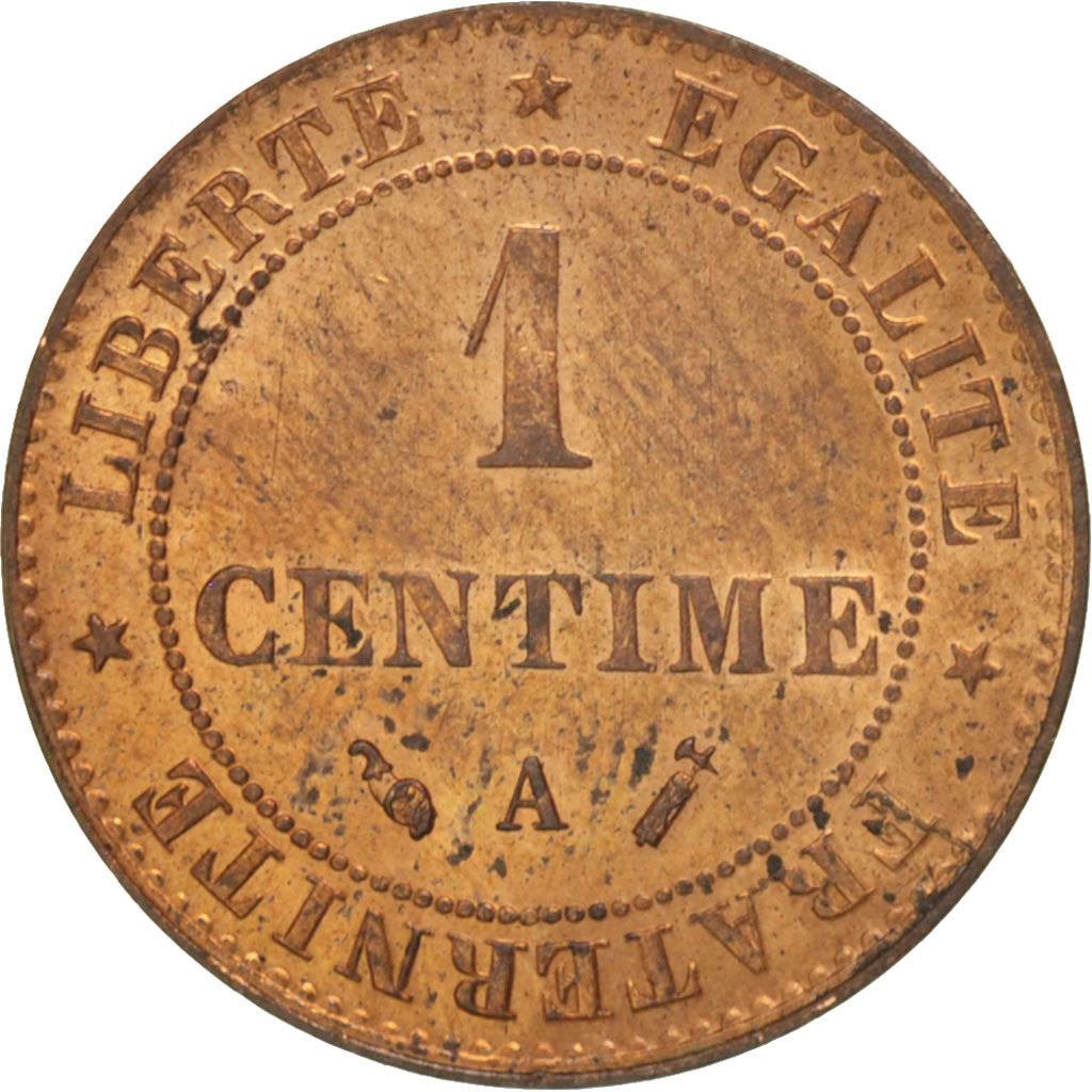 Münze, Frankreich, Cérès, Centime, 1891, Paris, VZ+, Bronze, KM:826.1