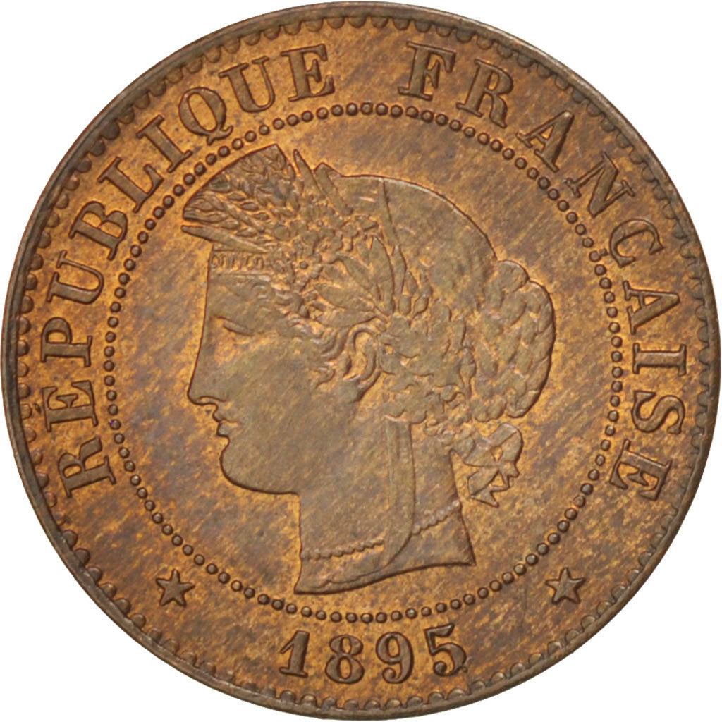 Moneda, Francia, Cérès, Centime, 1895, Paris, EBC+, Bronce, KM:826.1