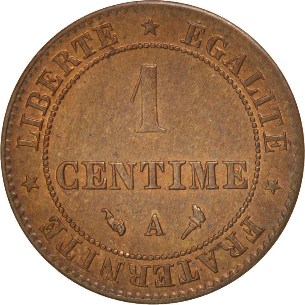 Munten, Frankrijk, Cérès, Centime, 1897, Paris, PR+, Bronze, KM:826.1